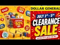 Dollar General Clearance Event -