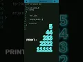 Print Pattern in C c programming 22