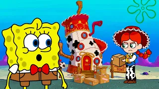 Can SpongeBob and Jessie Become Friends? Toy Story 5 Sad Animation