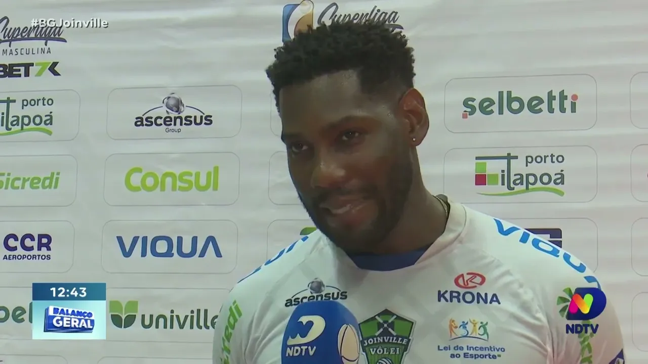 Superliga: em noite com homenagem a data especial e retorno do oposto Bisset, Joinville Vôlei domina