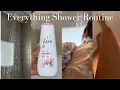 Everything Shower Routine for Soft Skin ASMR no talking