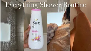 Everything Shower Routine for Soft Skin ASMR no talking