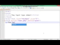 HTML Tag Input Type Submit
