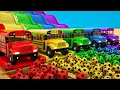 Wheels On the Bus - school bus VS motorcycle
