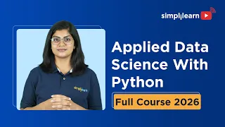 Applied Data Science With Python Full Course 2026 Free Python For Data Science Simplilearn