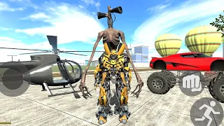 robot vs siren head indian bike driving 3d epic boss fight