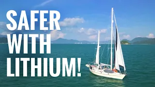 Installing lithium batteries on a sailboat – Ep 144