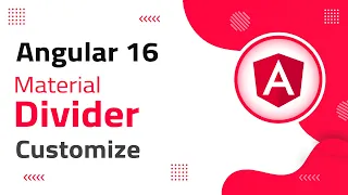 10 Mat Divider Customization in Angular 16 angular material angular 16 tutorial