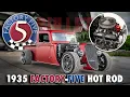 FORD RACING 427CI 1935 Factory-Five Hotrod Review Red Mistress