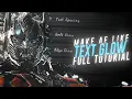 AE Like Text Glow Effect Tutorial Alight Motion Glowing Text Editing E9ma Editz