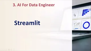 3 AI for Data Engineers Streamlit Introduction Build an AI Chatbot with Python