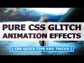 CSS Glitch Hover Effects - Html CSS Image Hover Effects