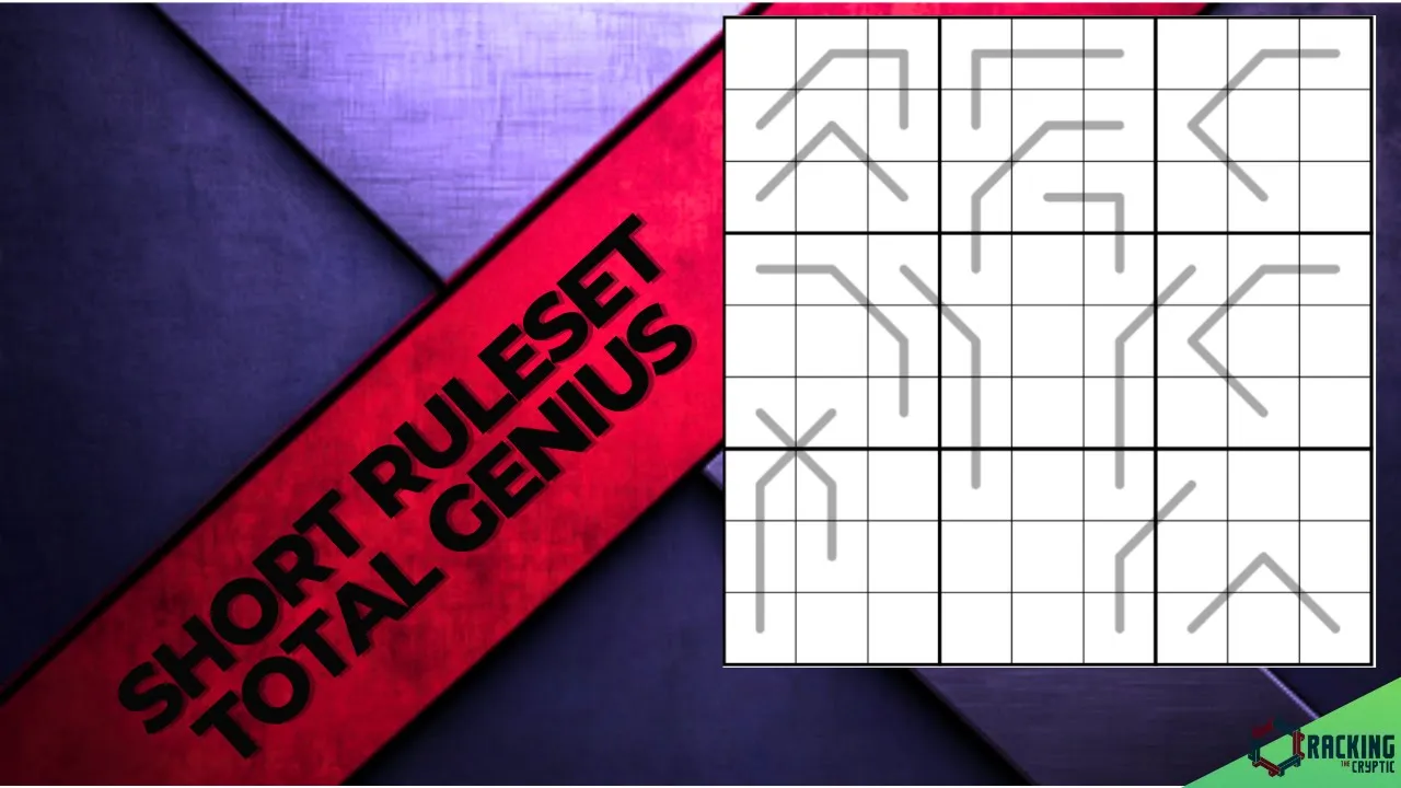Short Ruleset + Total Genius = A Jay Dyer Sudoku