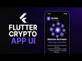 Crypto App UI Tutorial in Flutter - Modern Clean Design 2025 No Talking