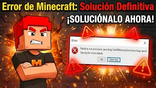 Failed To Run Processor Java Lang Outofmemoryerror Java Heap Space SOLUCION DEFINITIVA En 2026