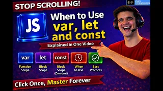 Stop Using var let const Wrong in JavaScript ChiPi Technologies