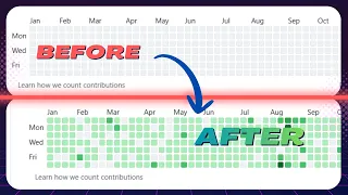 How To Hack Your GitHub Contribution Graph In 2 Minutes