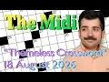 Tuesday NYT Midi - 18 August 2026 New York Times Crossword