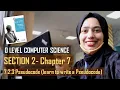 7 2 3 Pseudocode Learn to write a Pseudocode CHAPTER 7 SECTION B O Level Computer Science