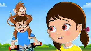 Re Mama Re Mama Re | Monkey Chase Adventure | Hindi Nursery Rhymes | Fun For Kids TV Hindi Rhymes