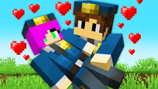 Virei POLICIAL para APAIXONAR A GAROTA POLICIAL no Minecraft!