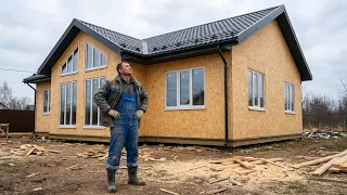 Building a Wooden House in 30 Days - Start to Finish