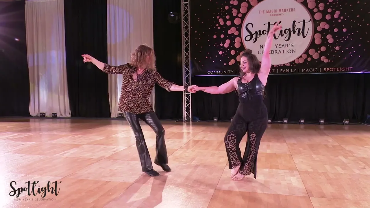 Spotlight New Year's Celebration 2023 Intermediate Pro Am Spotlight Timothy Nall with Ariel Peck