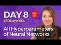 All Hyperparameters of a Neural Network Explained