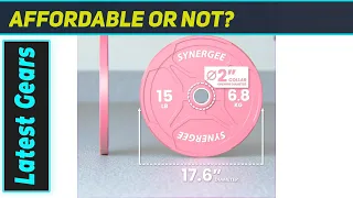 Synergee Pink Bumper Plates The EZ Grip Revolution for Your Lifts