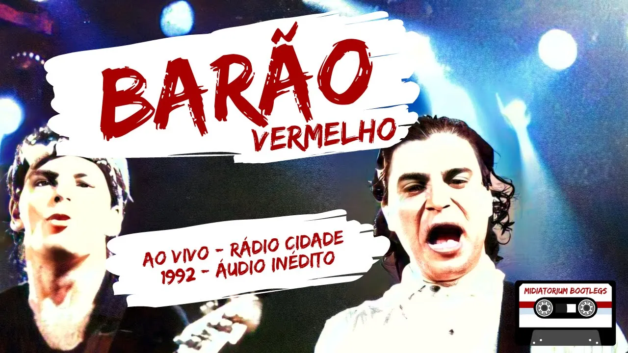 Barão Vermelho | ao vivo | Rádio Cidade | 1992 | áudio inédito