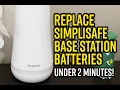 Simplisafe System Base Batteries Replacement in Under 2 Minutes