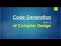 Code Generation part-1