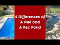 Four Differences Between Pools and Recreational Ponds
