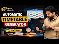 Automatic Timetable Generator Project Develop using Django and Sqlite3 Python Projects for Resume
