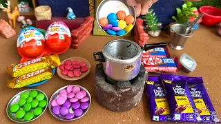 Miniature DairyMilk Pressure Cooker Chocolate Cake Recipe l Gems Chocolate Cake l Mini Cake Recipe 