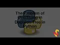 Decision Trees Over fitting Pruning