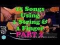 15 1 String Guitar Songs Part 2 Beginners Guitar Songs Easy Songs to Play on Guitar