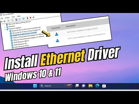 Download MP3 How to Download \u0026 Install Ethernet Driver on Window 10/11 - (2023)