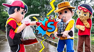 parodi badut badut boboiboy jarwo dan toys story pamer es teh jumbo viral tiktok