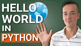 Writing a simple Hello word program in Python 3