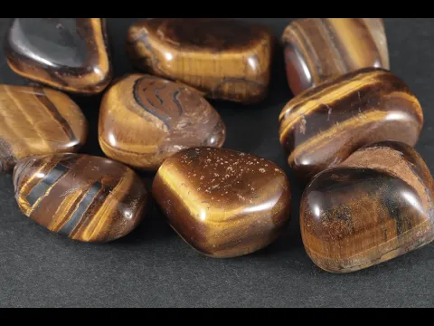 タイガーアイ(虎目石) 磨き石 詰め合わせ 100g｜天然石 通販キラリ石