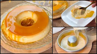 فلان كراميل احسن من الجاهز بدون بيض و بدون فرن هاد الوصفة عمرك متبدليها لا تفووتكم 