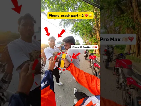 Phone crash part - 2๐๐ฅ..!!! #viralvideo #bikelover #bikeride #bikerider #marjelrider