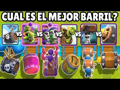 Download MP3 CUAL ES EL MEJOR BARRIL? | NUEVO BARRIL EVOLUCIONADO | Clash Royale