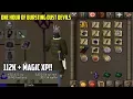 OSRS - Loot From One Hour Of Bursting Dust Devils Insane XP