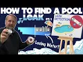 How To Find a Pool Leak Like a PRO pt 1