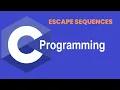 Escape sequences in C-language C-language class in Telugu Rk Technology