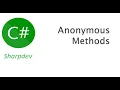 Anonymous Methods in C