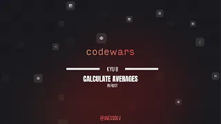 Rust Code Wars Kata Kyu8 calculate average