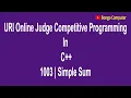 How to Solve URI Online Judge C Problem Simple Sum